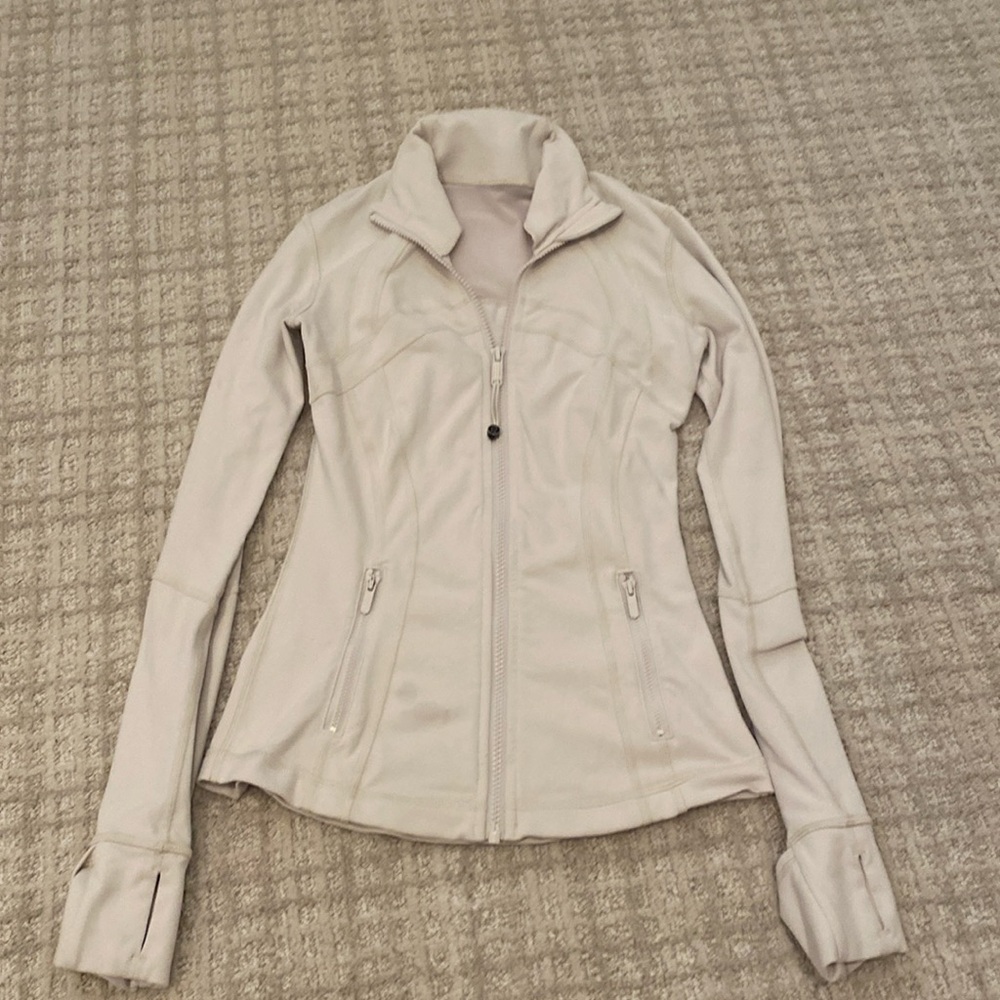Cream Lululemon Define Jacket